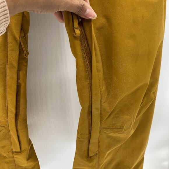 Quicksilver mustard colored snowboard ski pants outdoor size XS winter unisex - Picture 3 of 10